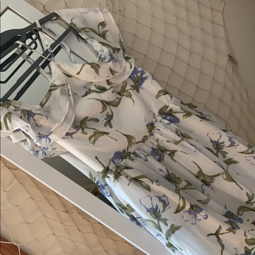 Floral Off Shoulder Dress